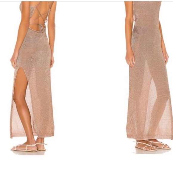 LOVERS AND FRIENDS 
Soraya Maxi In Metallic - Picture 2 of 3